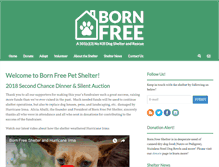 Tablet Screenshot of bornfreeshelter.org